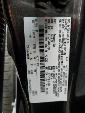 2016 FORD FOCUS SE