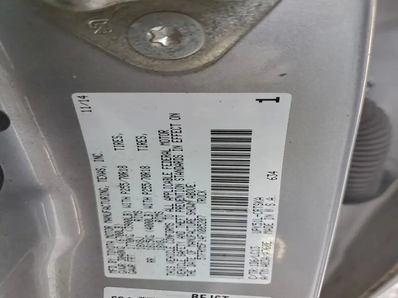 2015 TOYOTA TUNDRA DOUBLE CAB SR  