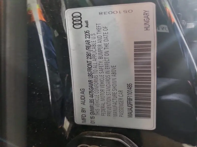 2015 AUDI A3 PREMIUM  