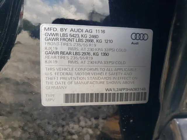 2017 AUDI Q5 PREMIUM PLUS  