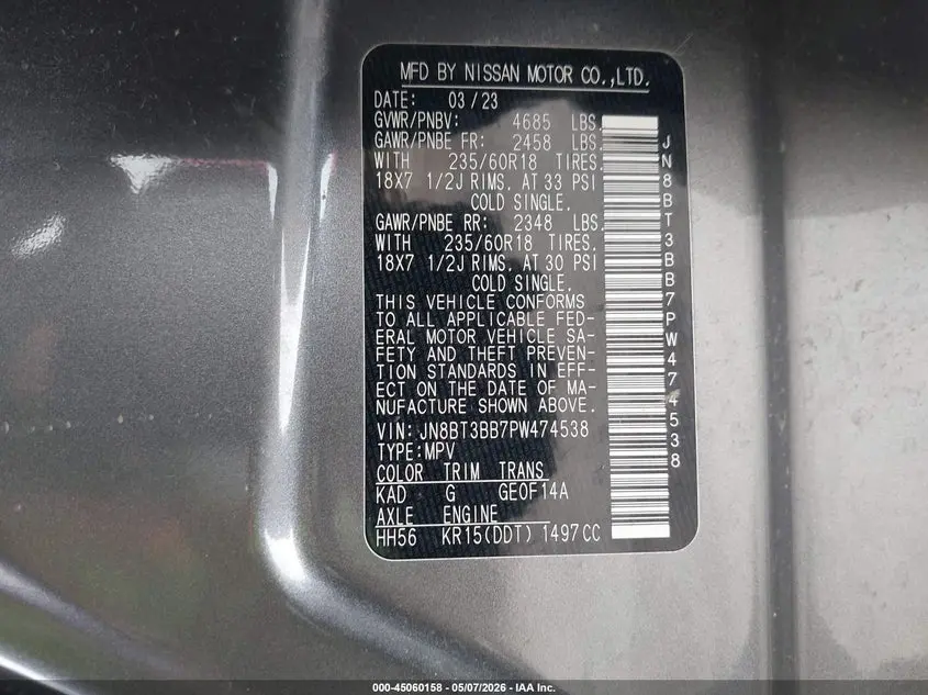 2023 NISSAN ROGUE SV INTELLIGENT AWD