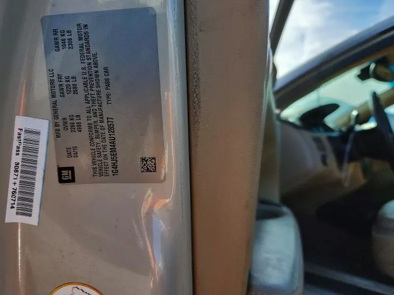 2010 BUICK LUCERNE CXL  
