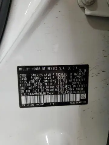 2018 HONDA FIT LX
