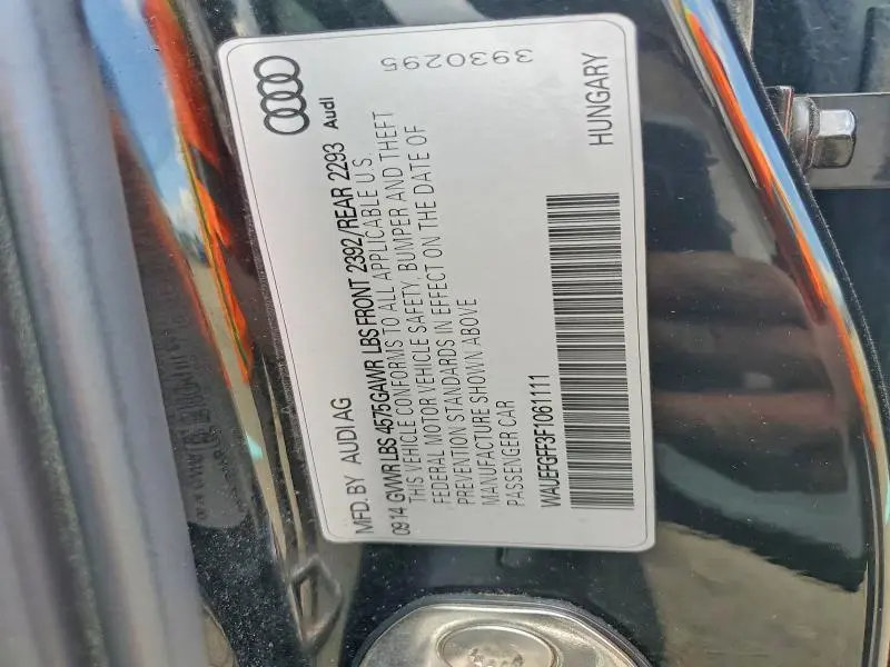 2015 AUDI A3 PREMIUM PLUS  