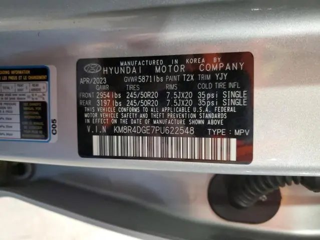 2023 HYUNDAI PALISADE SEL PREMIUM  