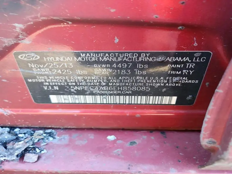 2014 HYUNDAI SONATA SE 2.0T  