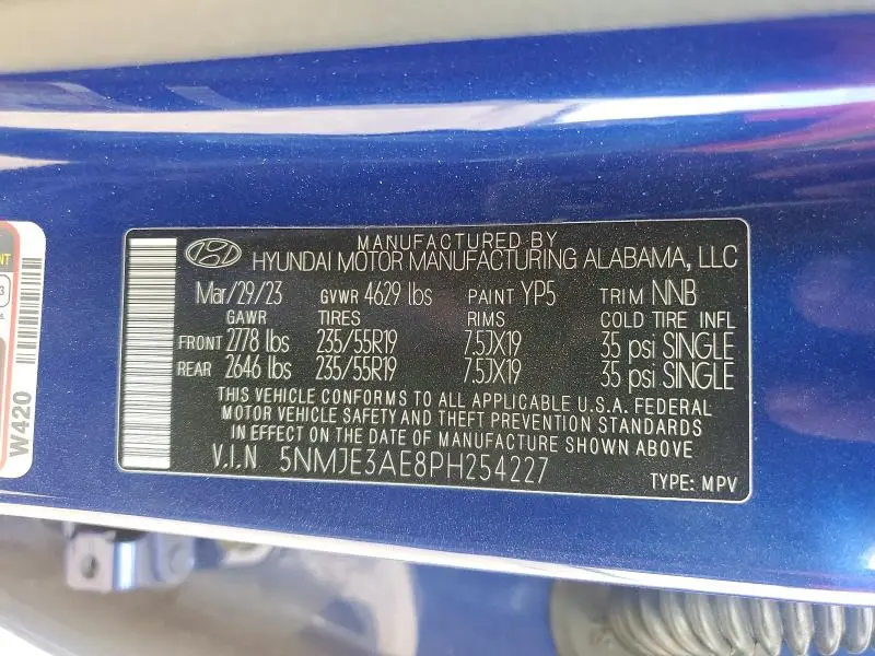2023 HYUNDAI TUCSON LIMITED  
