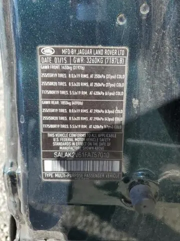 2015 LAND ROVER LR4 HSE LUXURY  