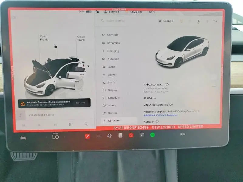 2022 TESLA MODEL 3   