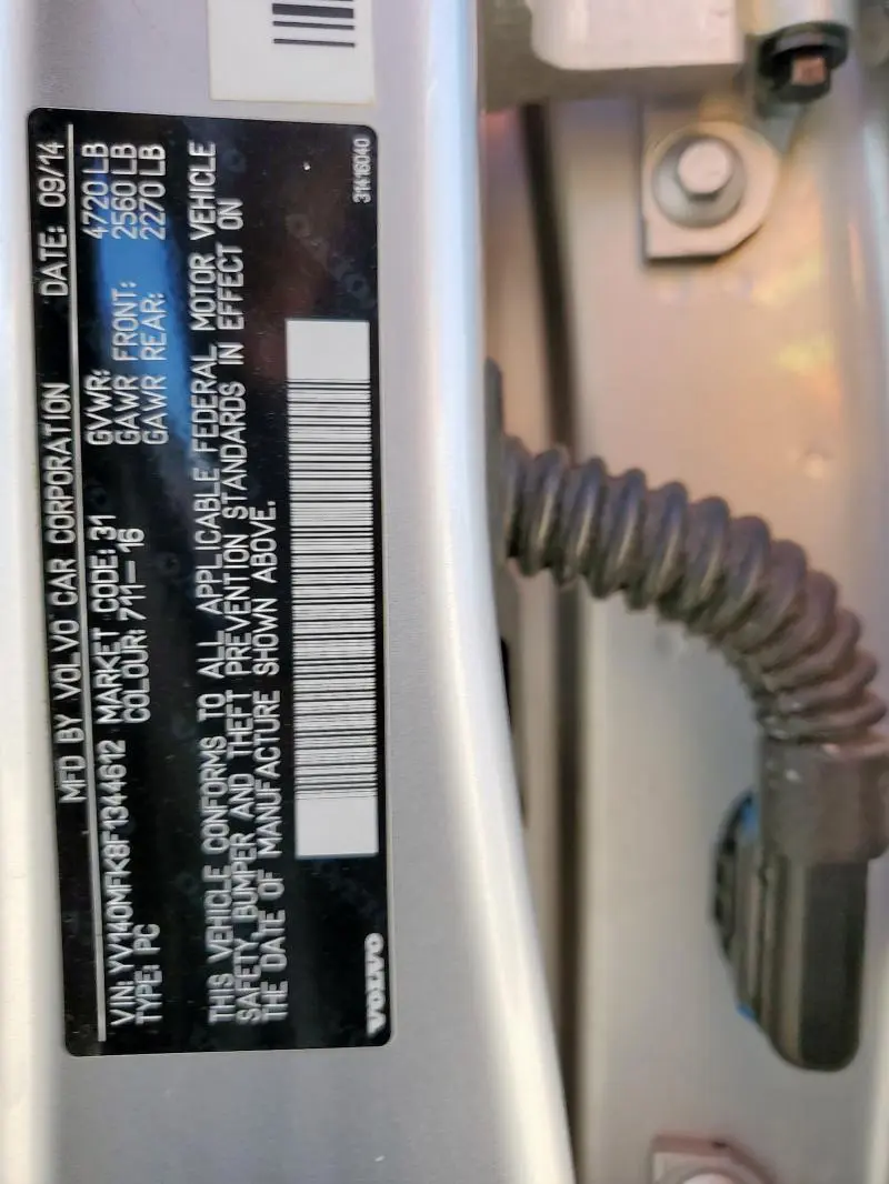 2015 VOLVO S60 PREMIER  