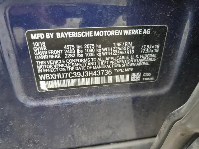 2018 BMW X1 SDRIVE28I  