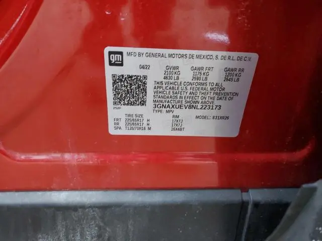 2022 CHEVROLET EQUINOX LT  