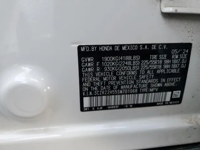 2025 HONDA HR-V SPORT  