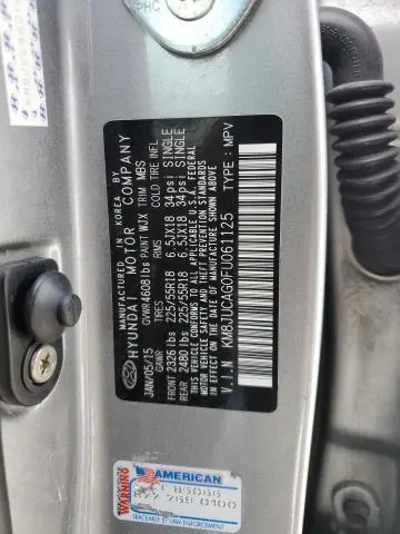 2015 HYUNDAI TUCSON LIMITED  