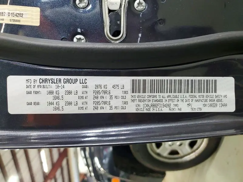2015 JEEP PATRIOT SPORT  