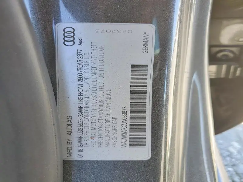 2018 AUDI A7 PREMIUM PLUS  