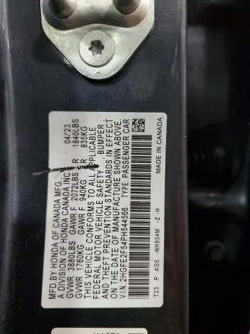 2023 HONDA CIVIC SPORT  