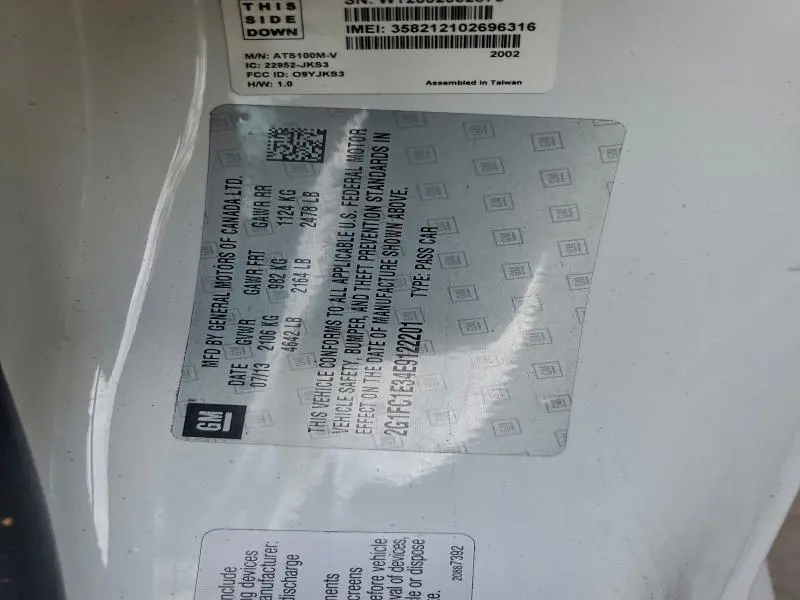 2014 CHEVROLET CAMARO LT  