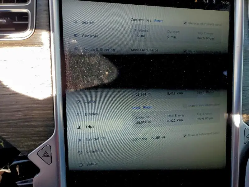 2015 TESLA MODEL S 85  