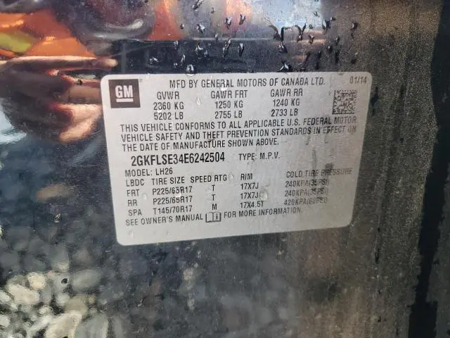 2014 GMC TERRAIN SLT  