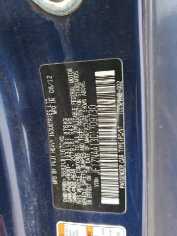 2013 TOYOTA SCION FR-S   