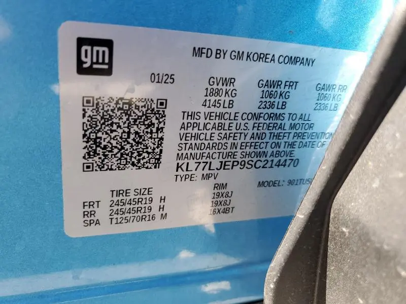 2025 CHEVROLET TRAX 2RS  