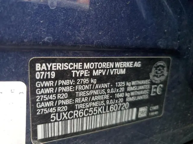 2019 BMW X5 XDRIVE40I  