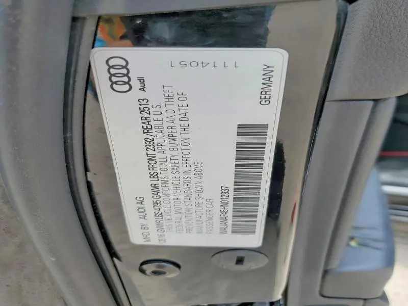 2017 AUDI A4 PREMIUM  