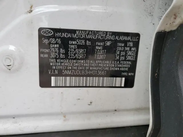 2017 HYUNDAI SANTA FE SPORT 