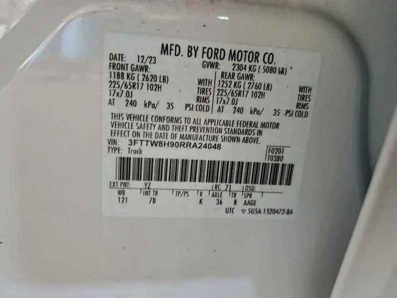 2024 FORD MAVERICK XLT  