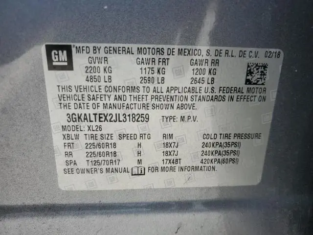 2018 GMC TERRAIN SLE  
