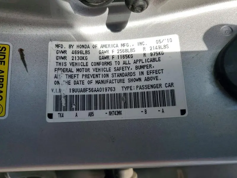 2010 ACURA TL   