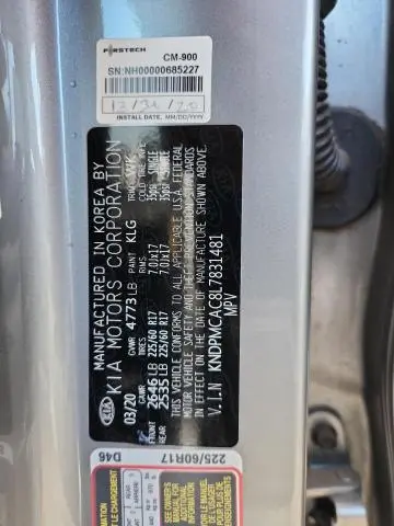 2020 KIA SPORTAGE LX  