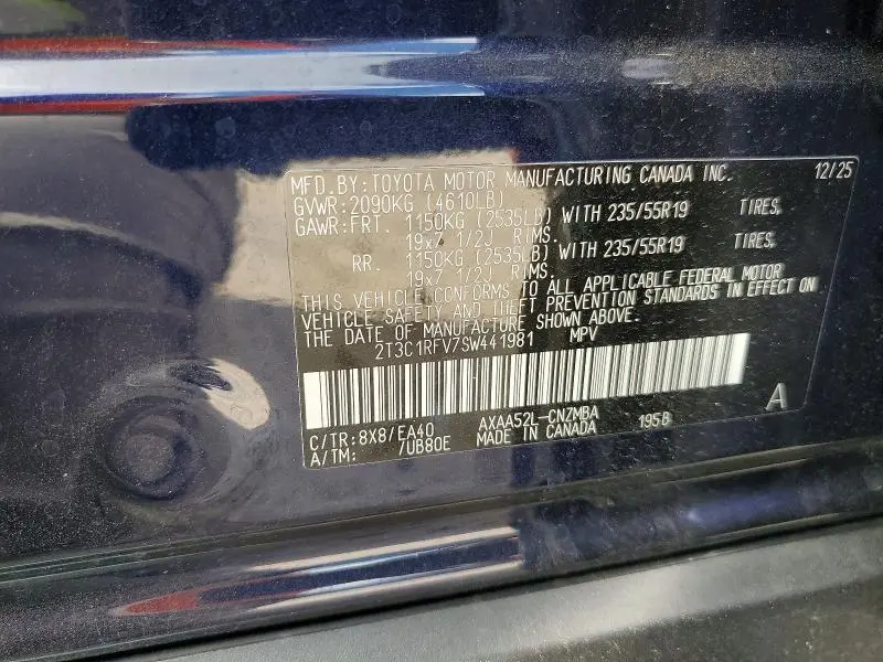 2025 TOYOTA RAV4 XLE PREMIUM  