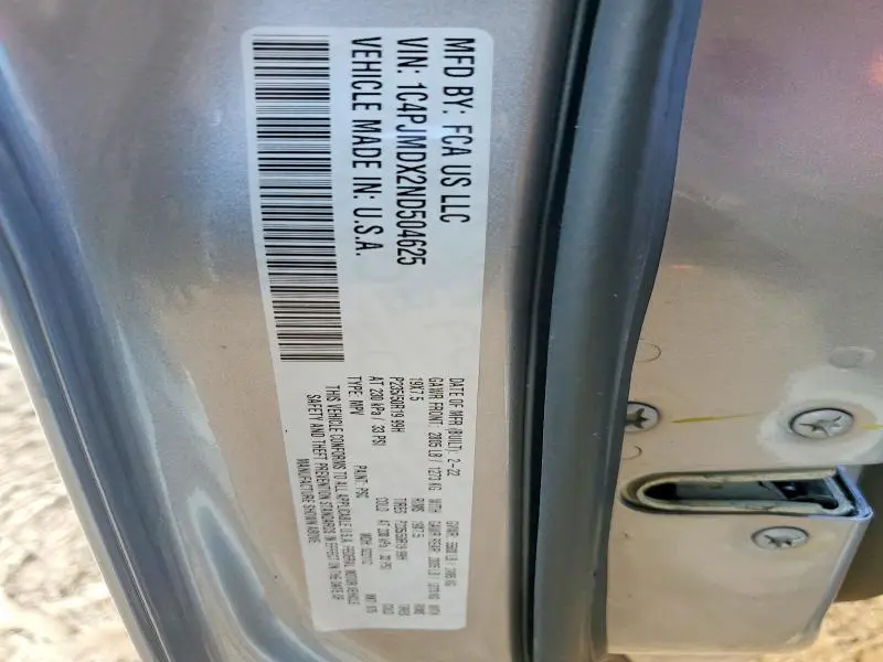 2022 JEEP CHEROKEE LIMITED  