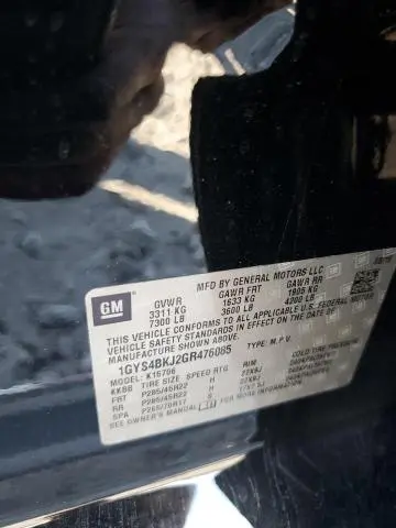 2016 CADILLAC ESCALADE LUXURY  