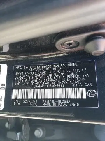 2024 LEXUS ES 300H BASE  
