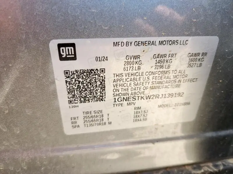 2024 CHEVROLET TRAVERSE LIMITED LS  