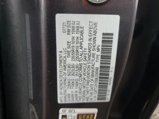 2021 ACURA RDX 