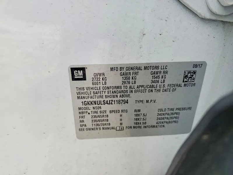 2018 GMC ACADIA SLT-1  