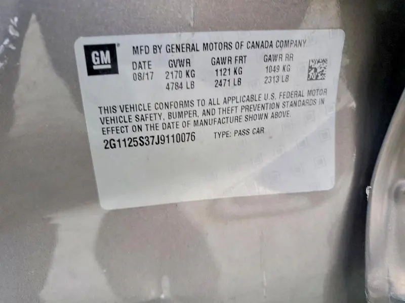 2018 CHEVROLET IMPALA PREMIER  