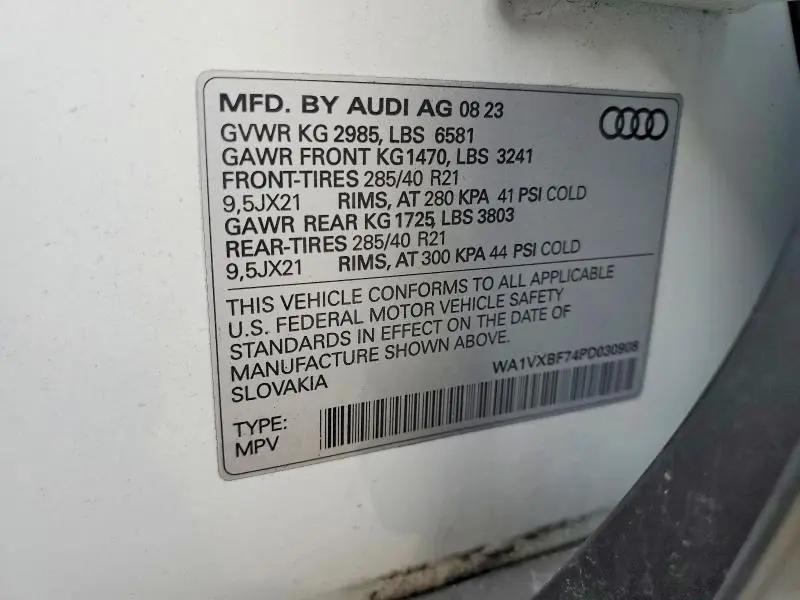 2023 AUDI Q7 PRESTIGE  