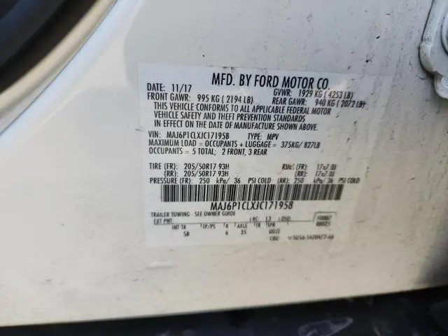 2018 FORD ECOSPORT SES  