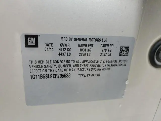 2014 CHEVROLET MALIBU LS  