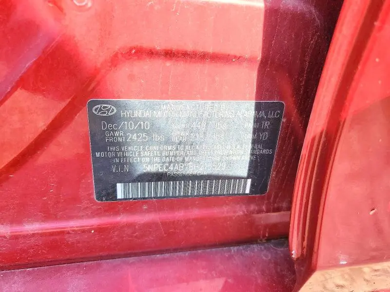 2011 HYUNDAI SONATA LIMITED 2.0T  