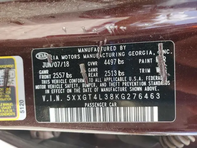 2019 KIA OPTIMA LX  