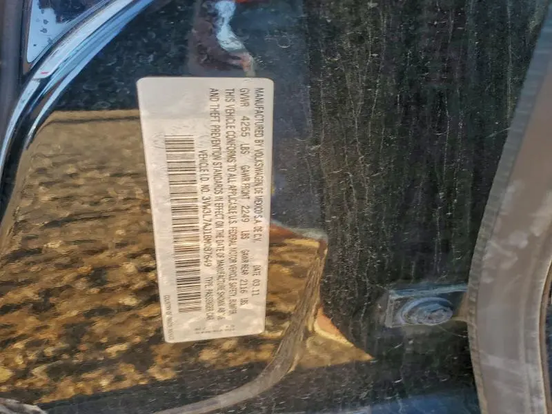 2011 VOLKSWAGEN JETTA TDI  