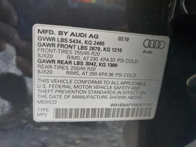 2019 AUDI Q5 PREMIUM PLUS  