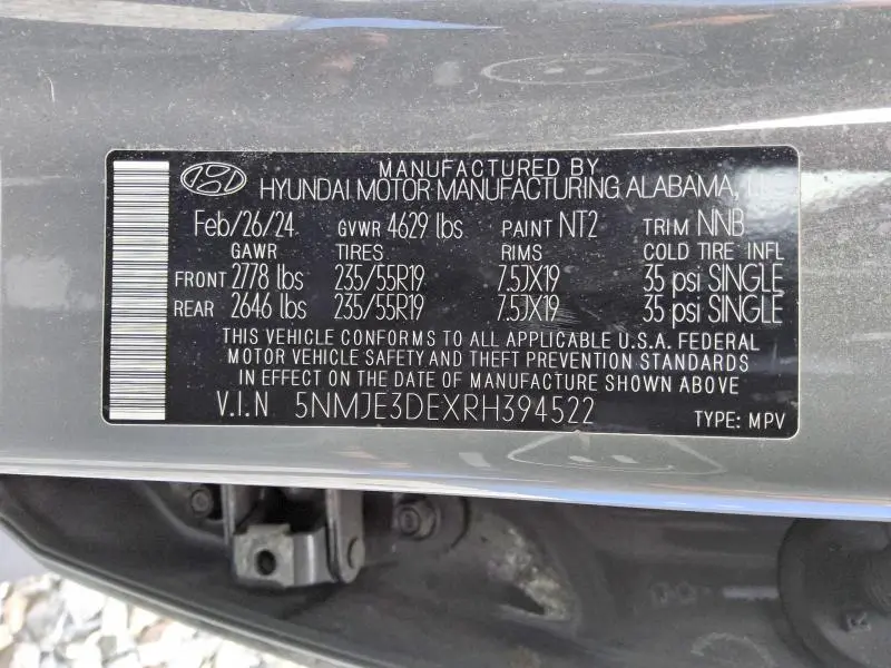 2024 HYUNDAI TUCSON LIMITED  