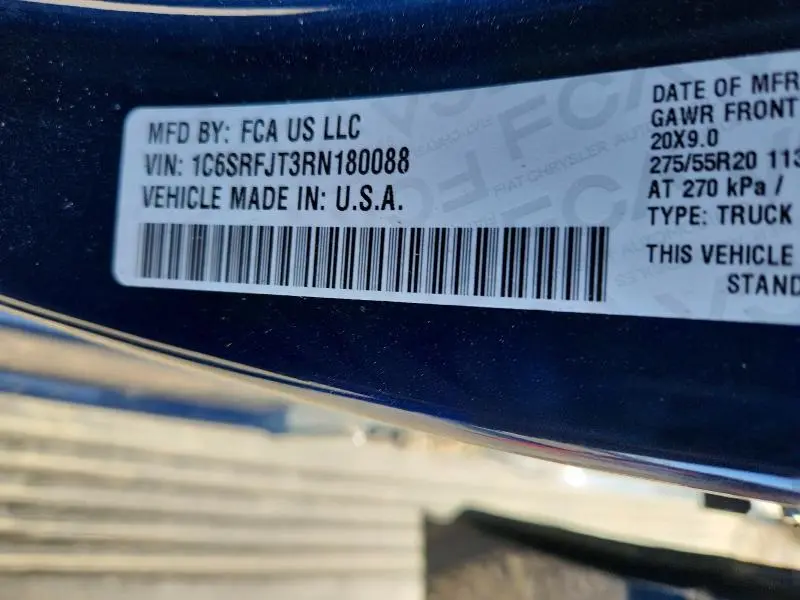 2024 RAM 1500 LARAMIE  